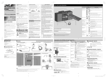 JVC UX-G650 Owner Manual | Manualzz