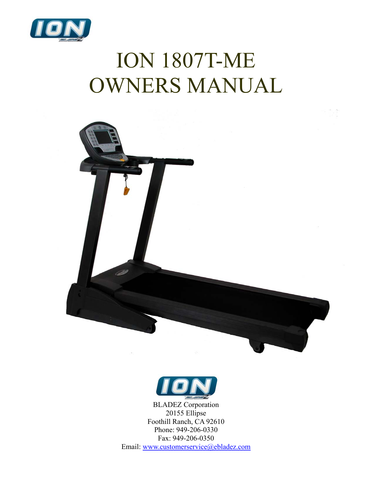 Ion 7.9 best sale t treadmill