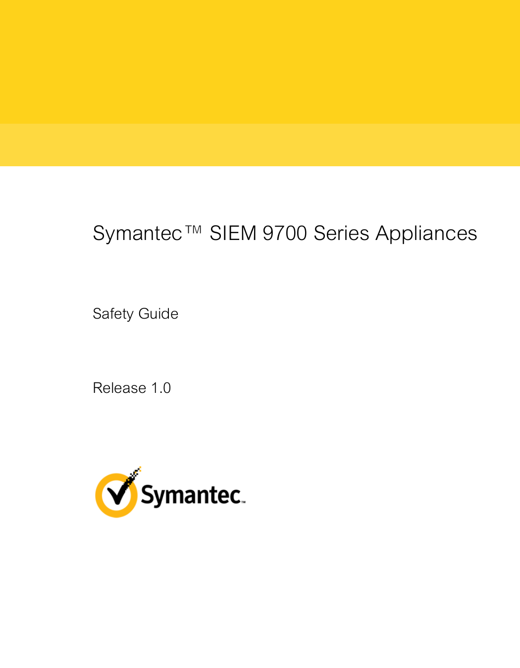 Symantec SIEM 9700 Series Safety Manual Manualzz