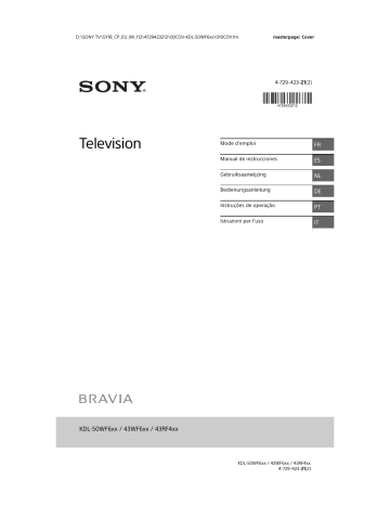 Sony KDL-43WF660 Bedienungsanleitung | Manualzz
