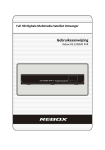 Rebox RE-2200HD PVR de handleiding