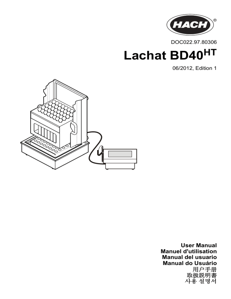 Hach Lachat 40ht User Manual Manualzz