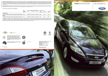 Ford MONDEO Owner Manual | Manualzz