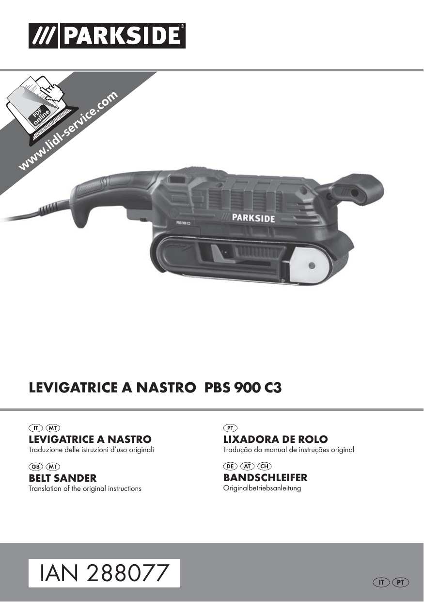 LEVIGATRICE A NASTRO PBSD 600 A1  Negozio online Kompernaß per accessori e  ricambi