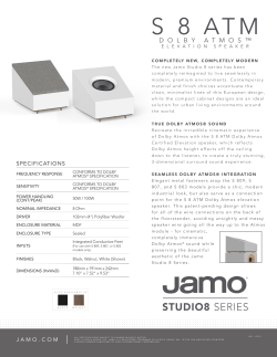 jamo s 8 atm specification user manual