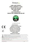 Ibiza Light ASTRO-BAT-BT EFFET DE LUMIERE ASTRO RECHARGEABLE 5 x 1W AVEC BLUETOOTH Bedienungsanleitung
