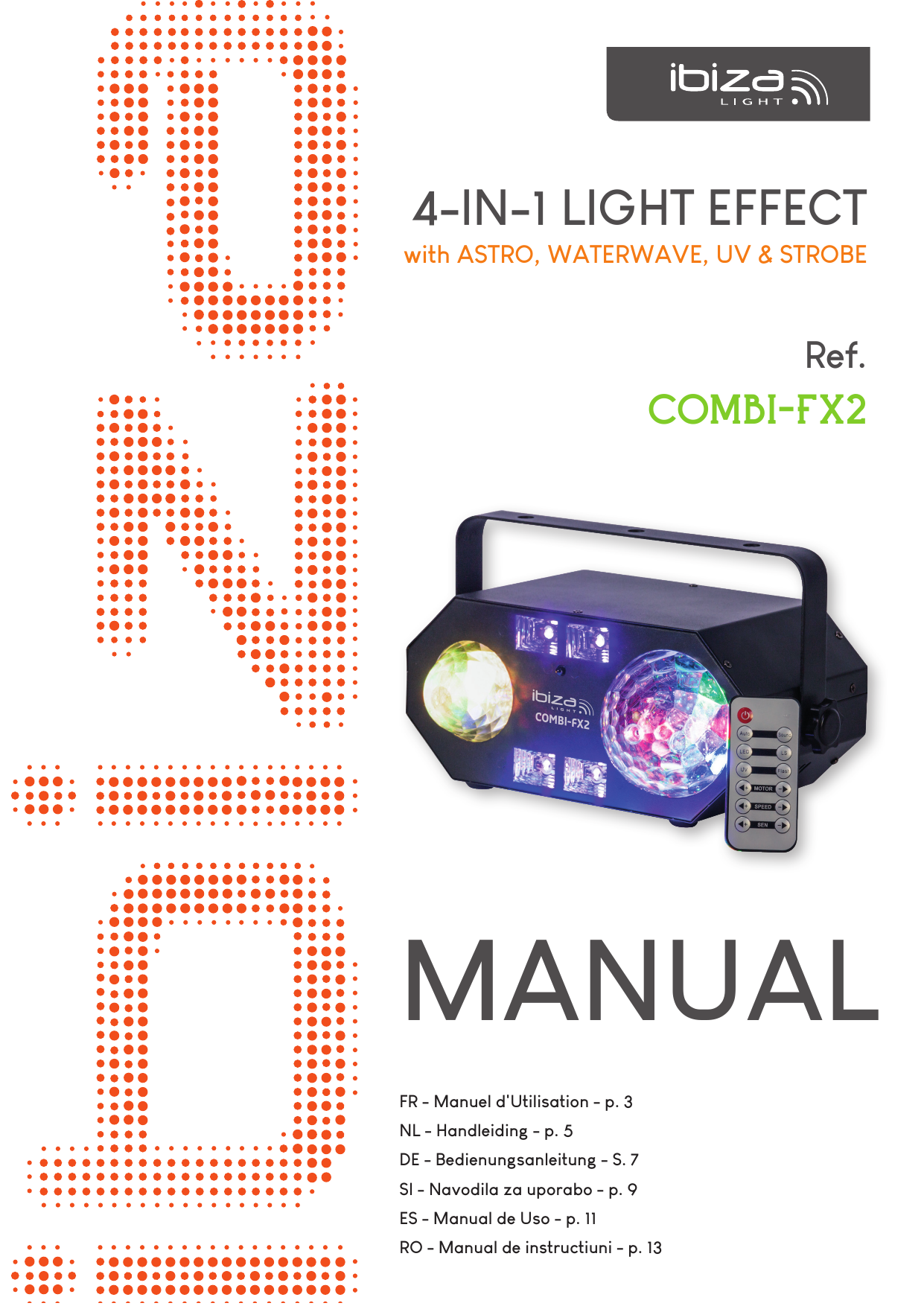 Ibiza Light COMBI-FX2 Owner's manual | Manualzz