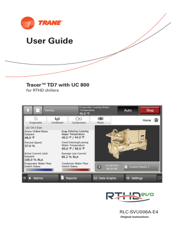 Trane Tracer TD7 User manual | Manualzz