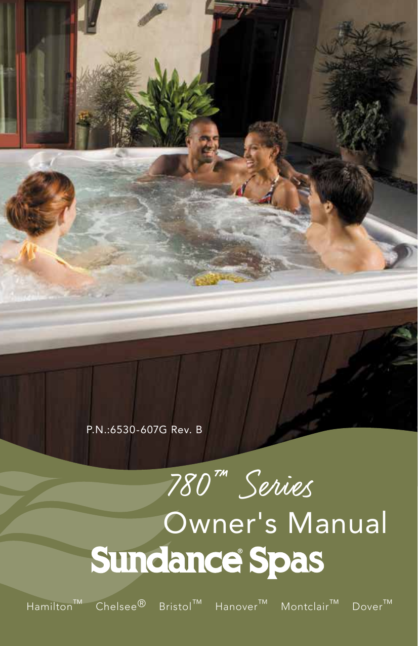 Sundance Spas Dover™ 780™ Series 2020 Owner Manual | Manualzz