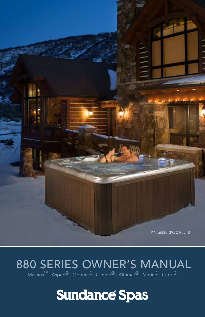 Sundance Spas 880™ Series Owner's manual | Manualzz
