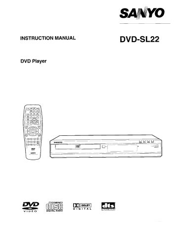 Sanyo DVD-SL22 Instruction Manual | Manualzz