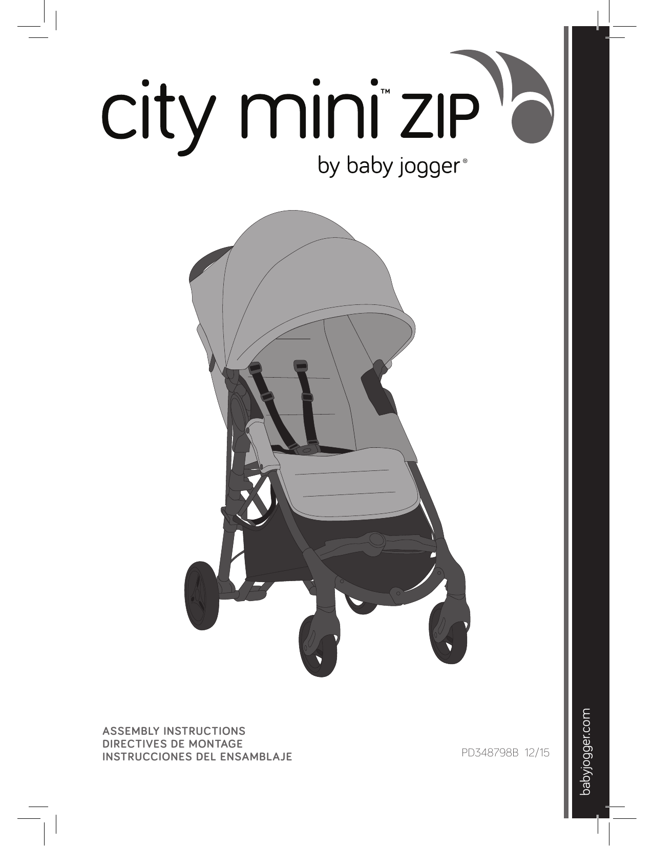 City mini shop stroller instructions