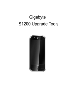 Gigabyte GSmart S1200, GSmart S1200 WM6.5 Upgrade Manual