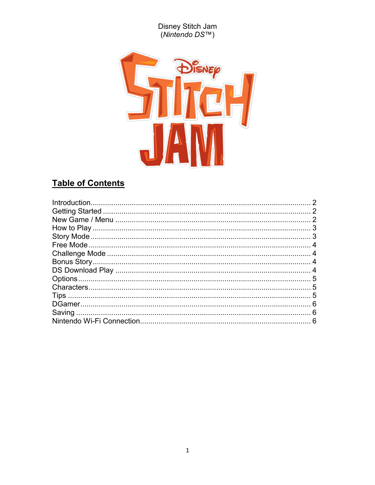 Disney Stitch Jam - Nintendo DS