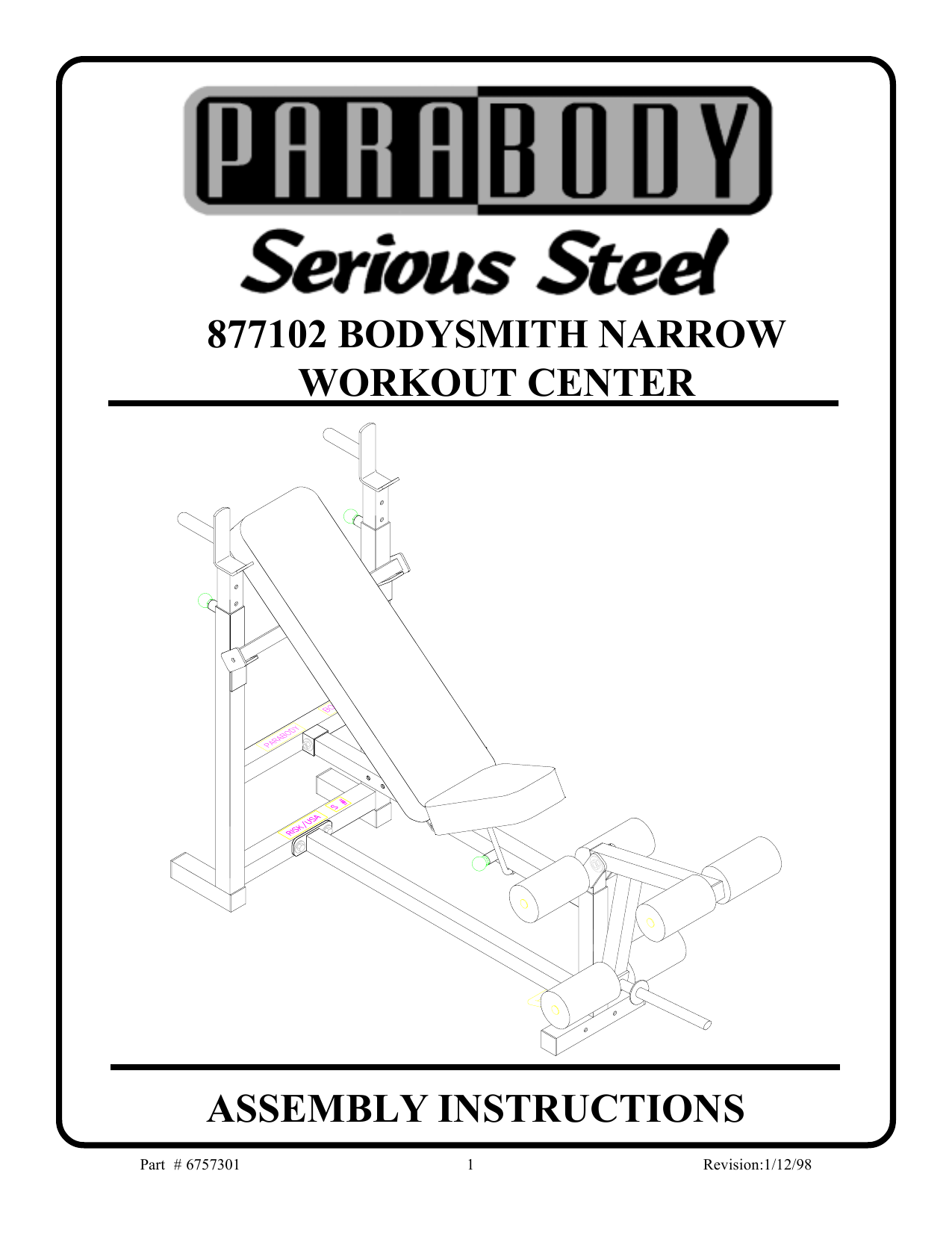 bodysmith by parabody dip station