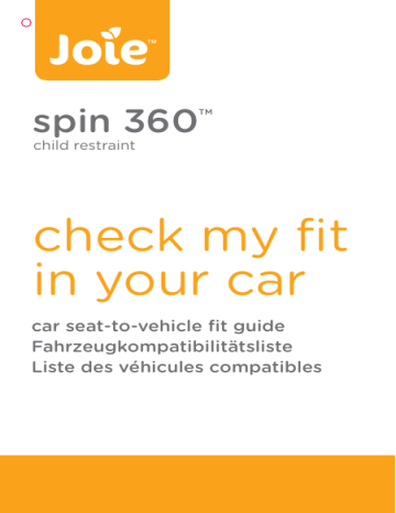 Joie 360 outlet manual