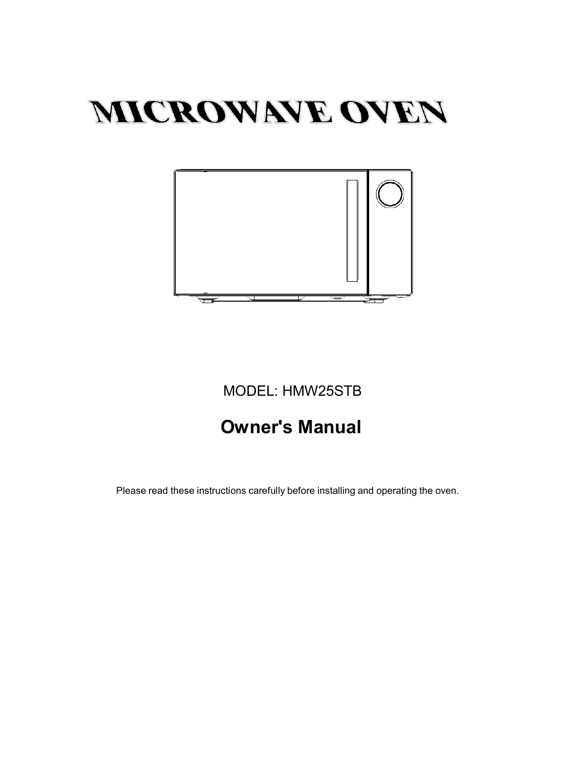 hoover 900w 25l solo microwave