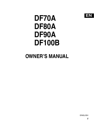 Suzuki Df100b Df150a Df175a Df200a Df70a Df80a Df90a Owner S Manual Manualzz