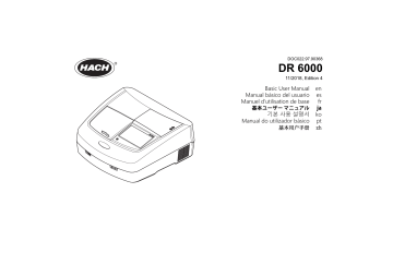 Hach DR 6000 Basic User Manual | Manualzz