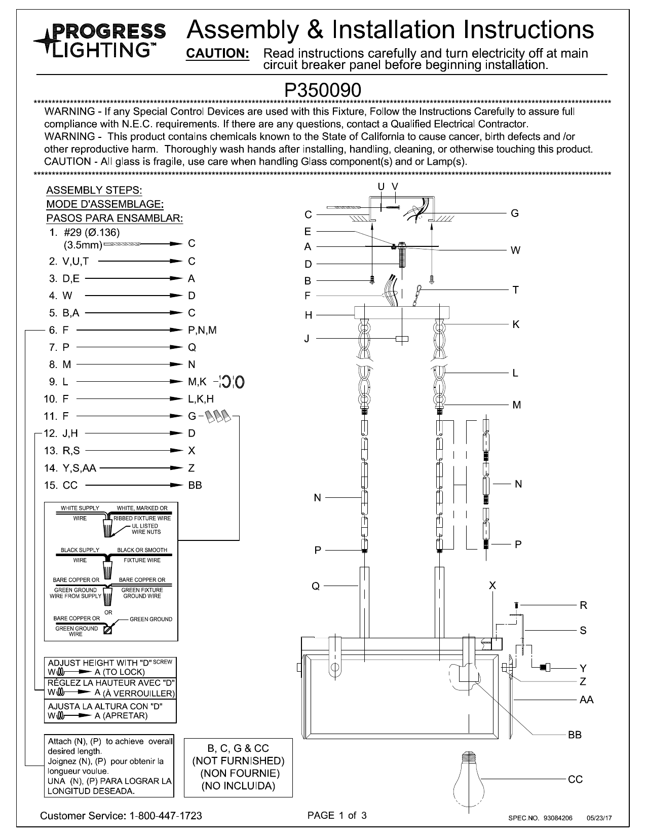 Progress Lighting P 009 Installation Guide Manualzz