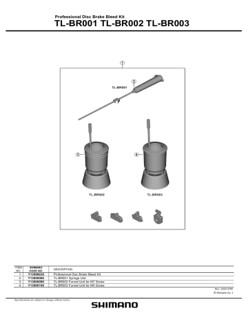 Shimano TL-BR002 Kit Sanguinamento Freni - Include Spacer E Accessori Per Manutenzione Bici - Foto 3