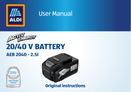 ALDI Activ Energy AEB 2040 - 2.5I User Manual | ManualsLib
