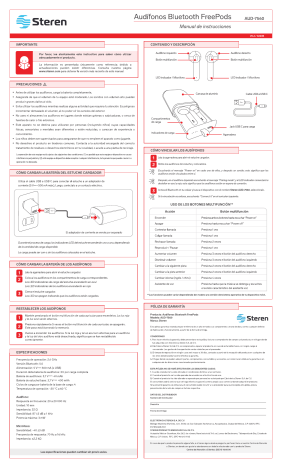 Instructivo de discount audifonos bluetooth wireless