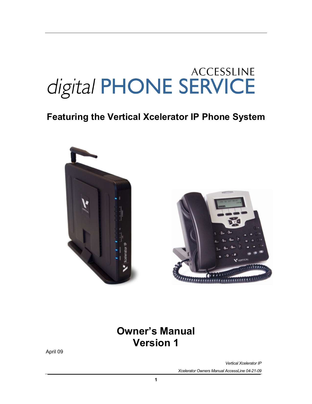 Vertical Xcelerator IP Owner's Manual Manualzz