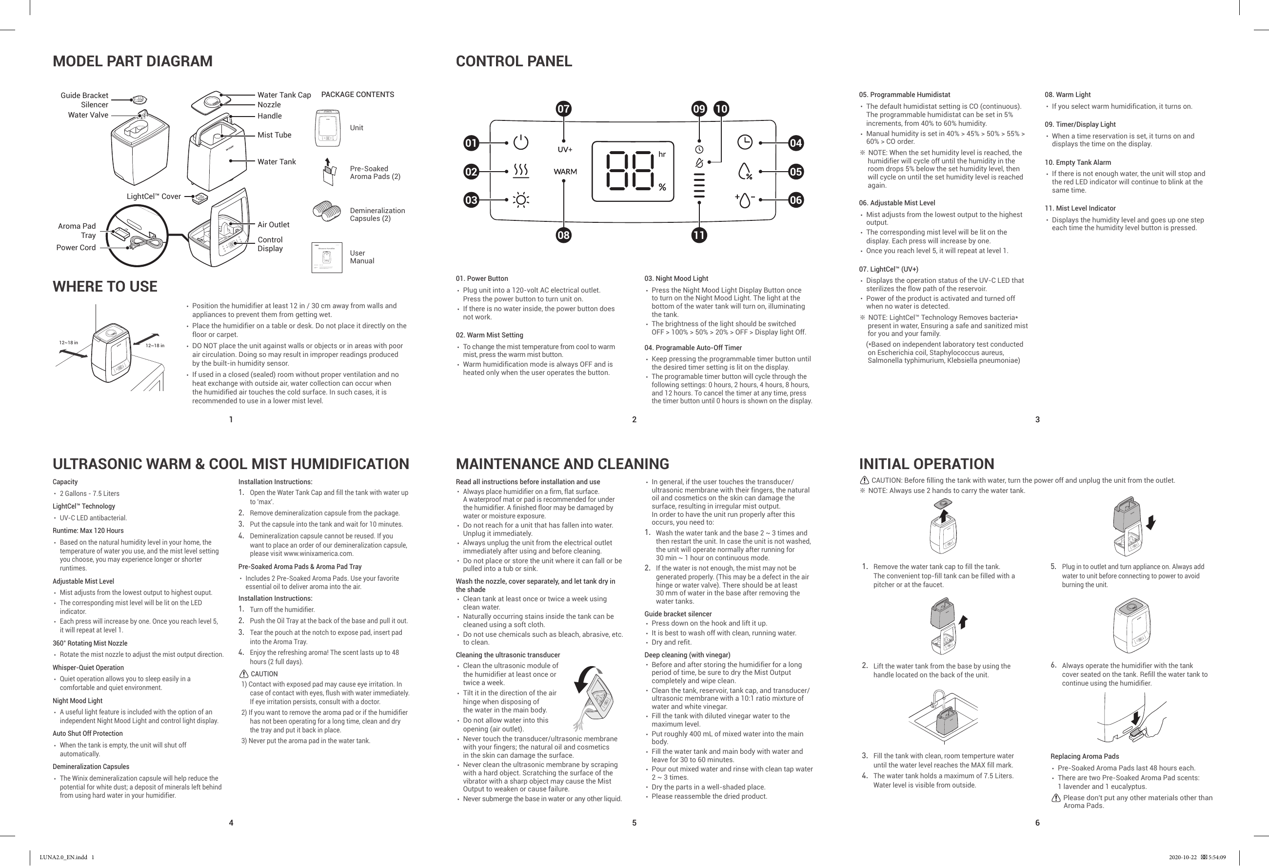 Winix L200 User manual | Manualzz