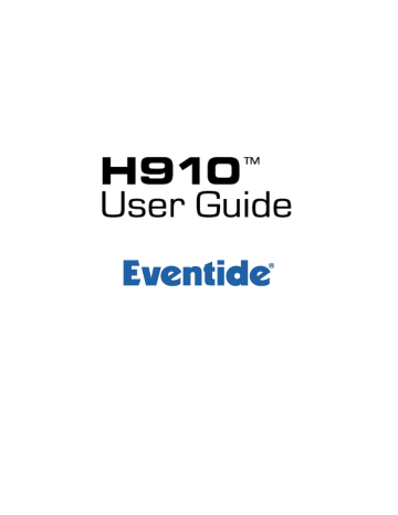 eventide h910 plug in