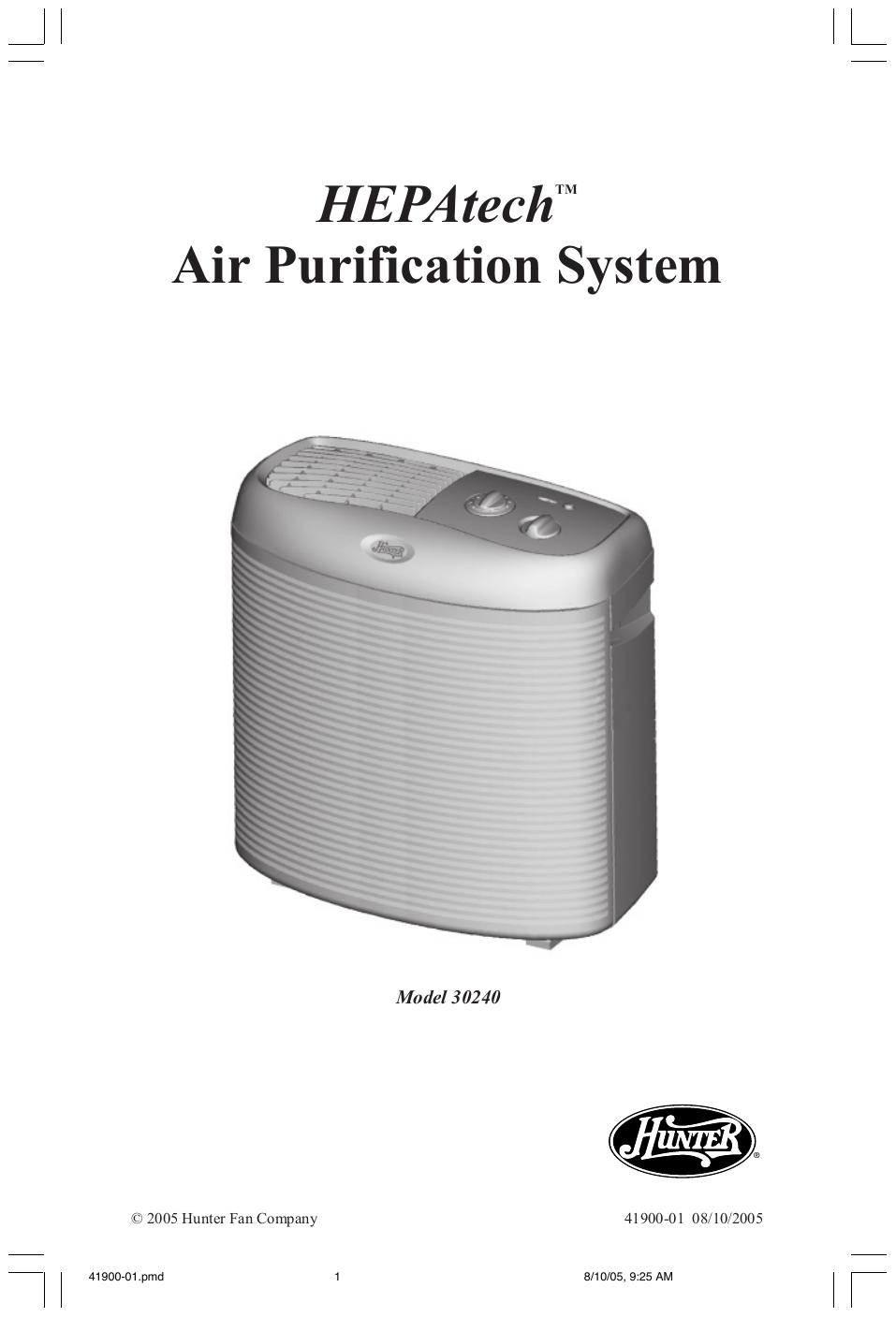 Hunter hepatech air on sale purifier 30240