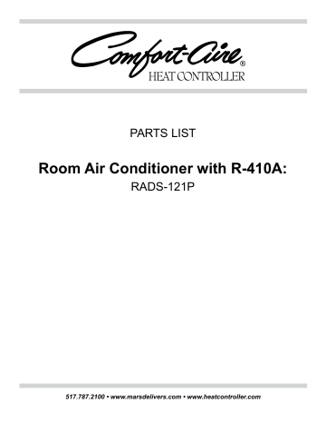 comfort aire rads 121q