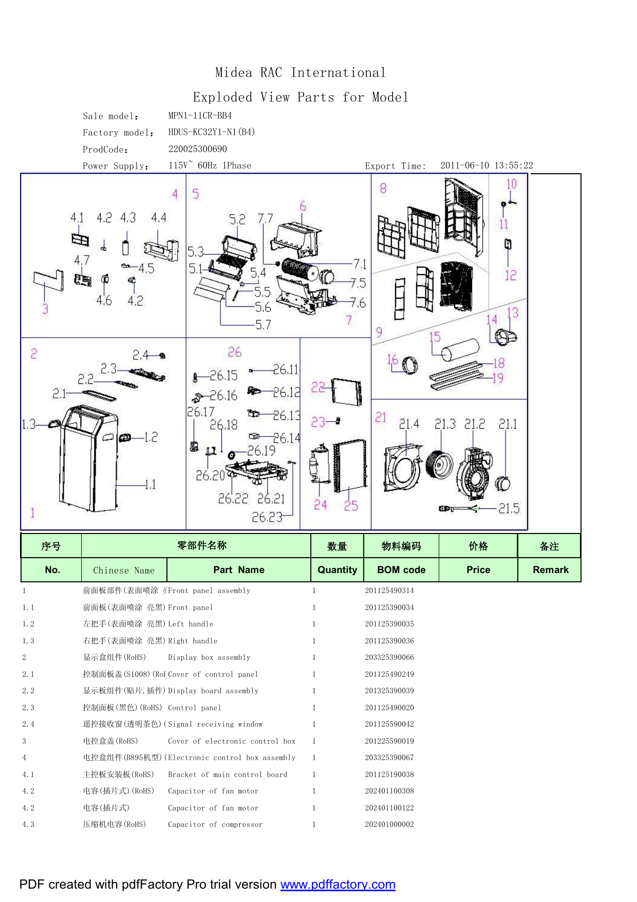 everstar model mpn1 11cr bb4