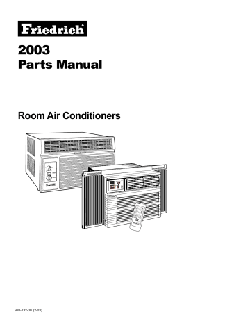 Friedrich YQ06J10B-A Air Conditioner Owner's Manual | Manualzz