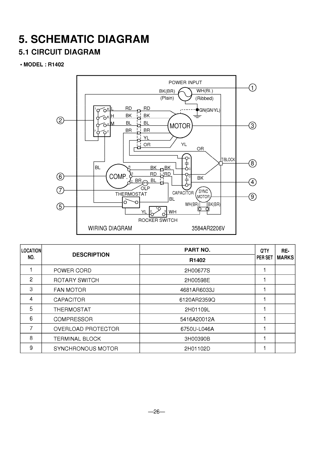 goldstar air conditioner thermostat 1 9