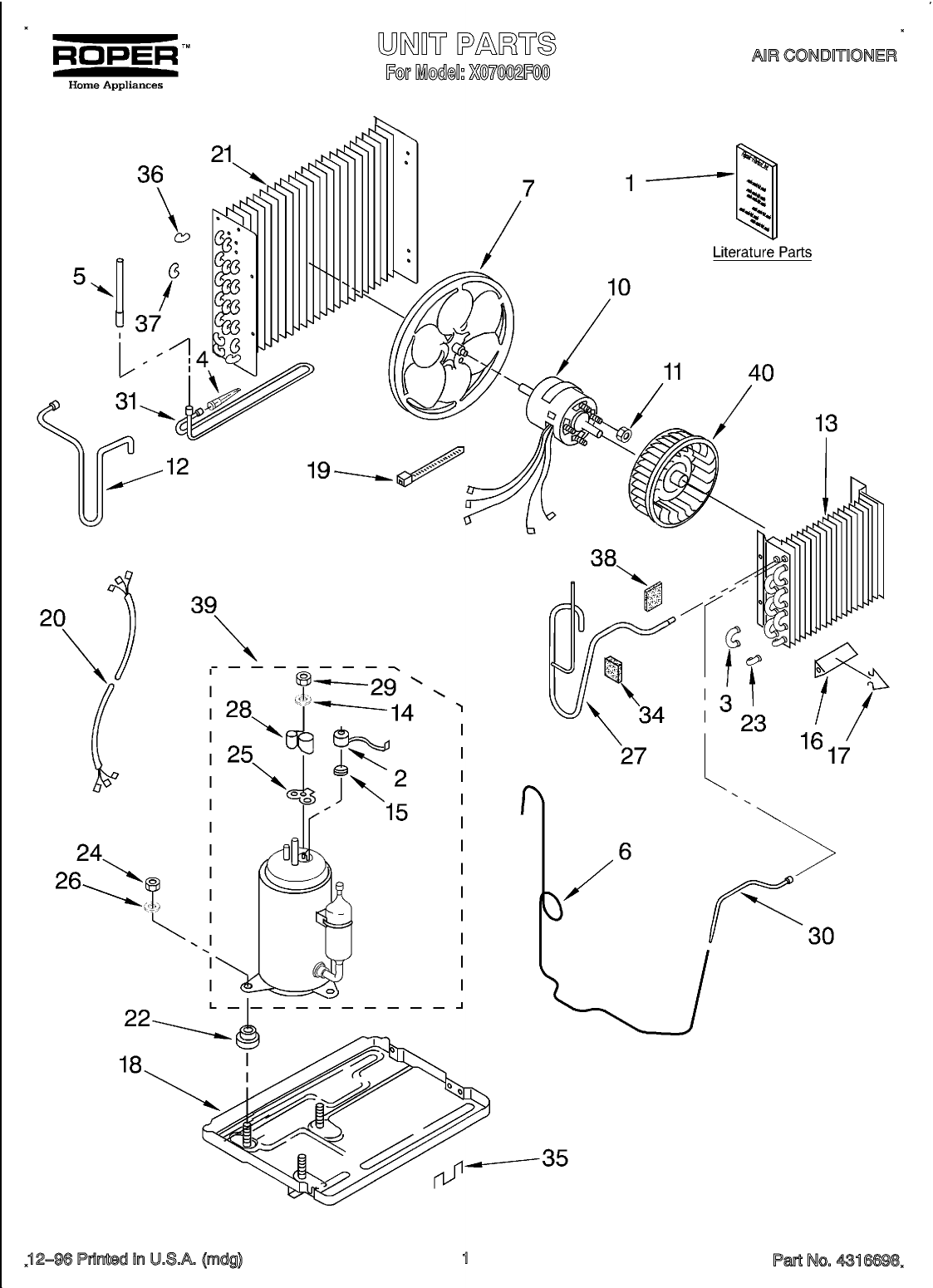 Whirlpool X07002G0 Air Conditioner Template | Manualzz