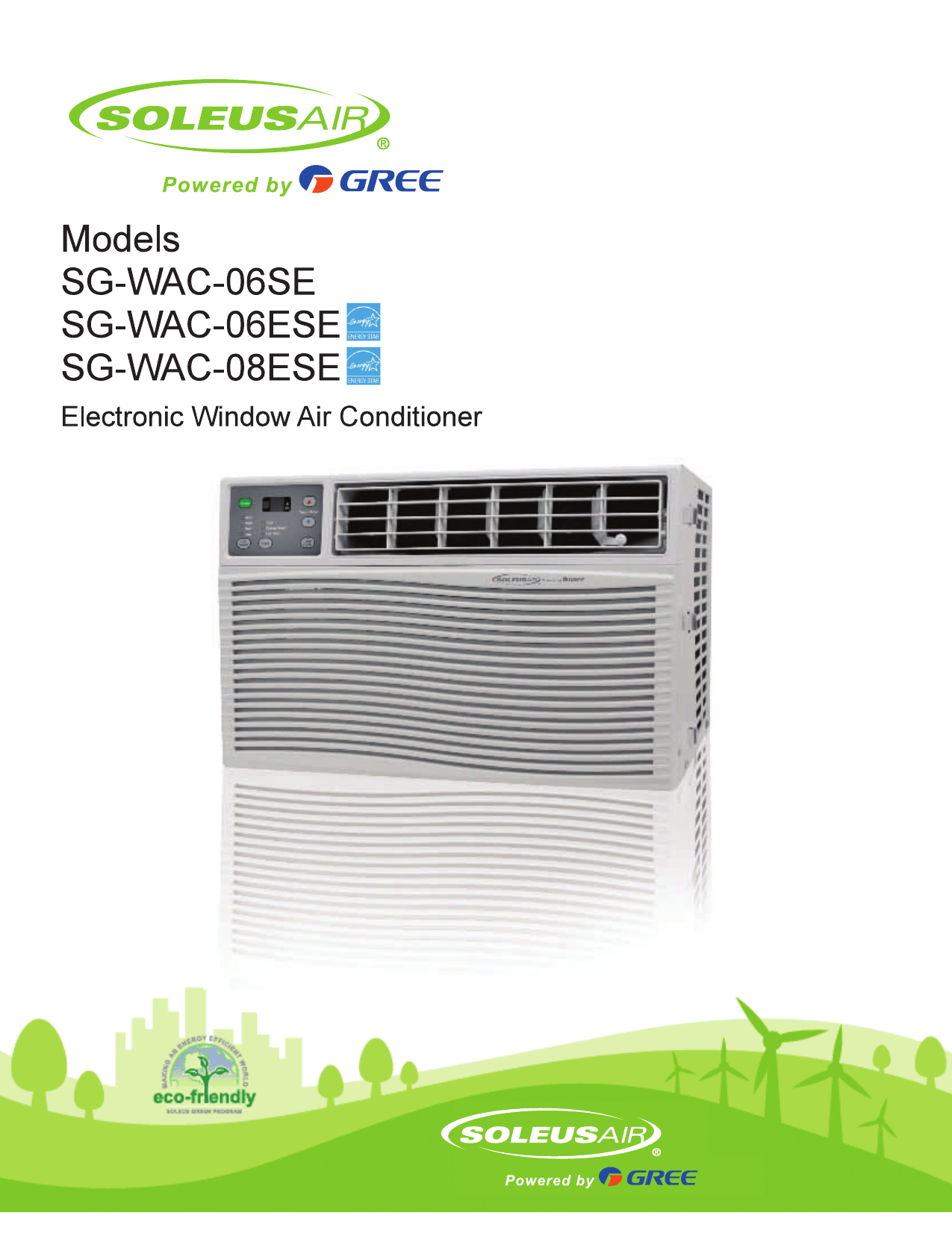 Soleusair Sg Wac 08ese Air Conditioner Owners Manual Manualzz 6929