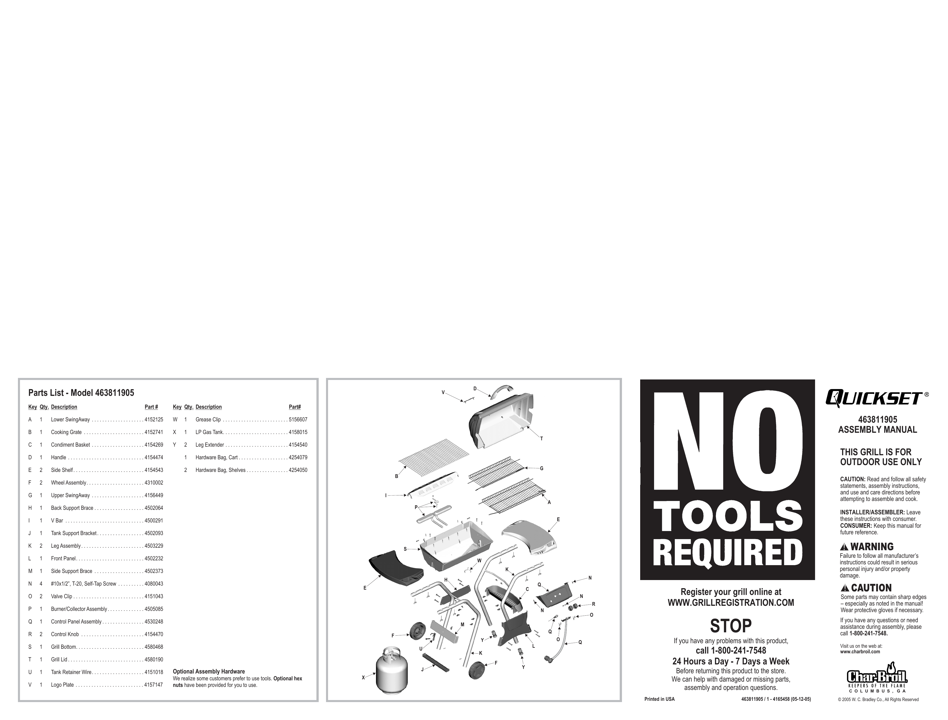 Charbroil 463811905 Bbq And Gas Grill Owner s Manual Manualzz