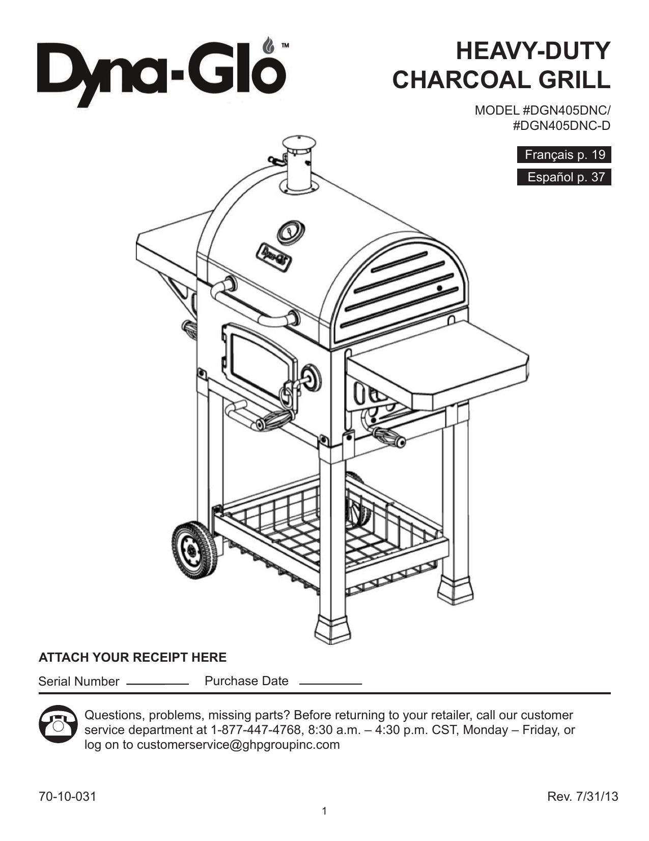 Dynaglo DGN405DNCD1 Bbq And Gas Grill Owner's Manual Manualzz