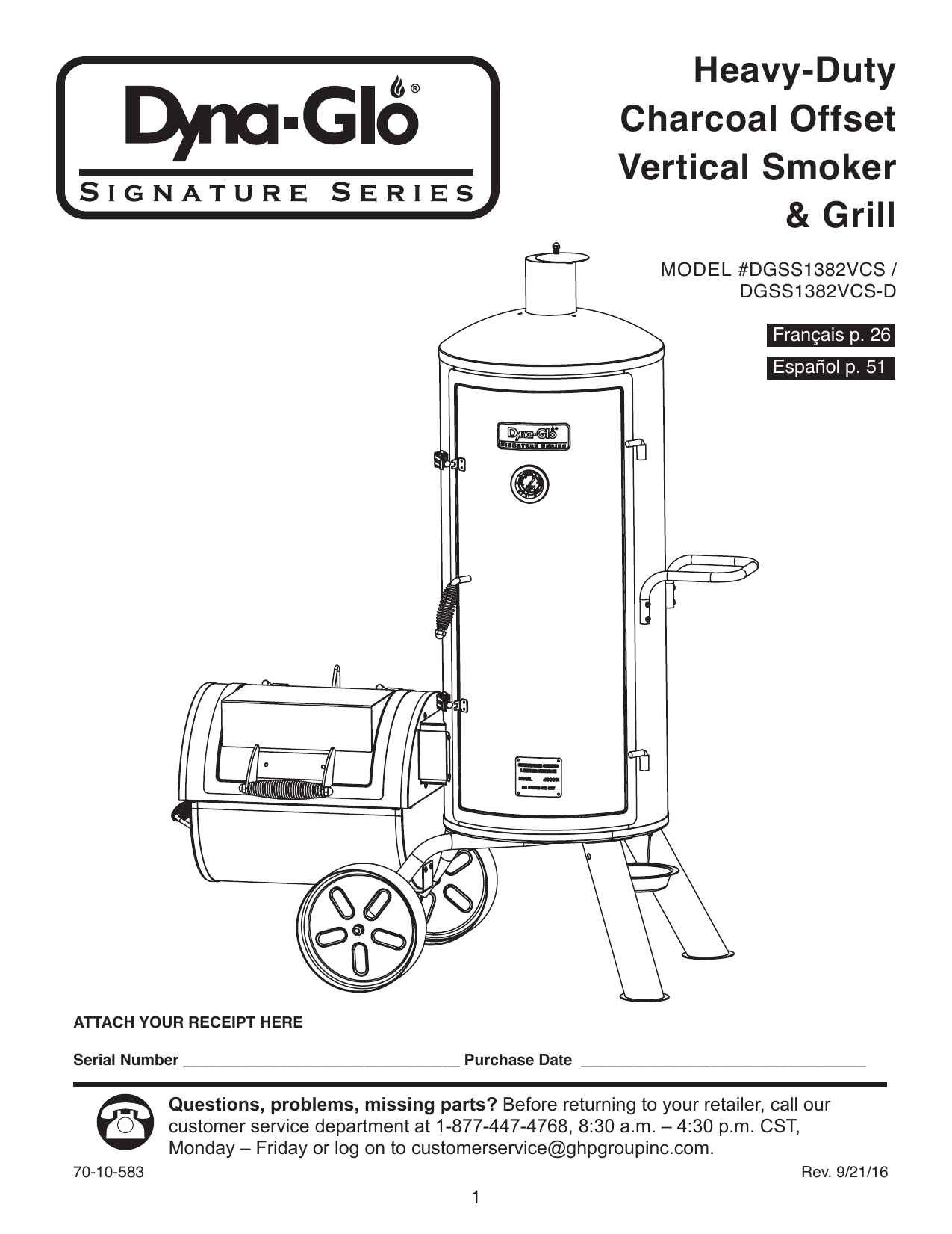 DynaGlo DGSS1382VCS1 Bbq And Gas Grill Manuel du propriétaire Manualzz