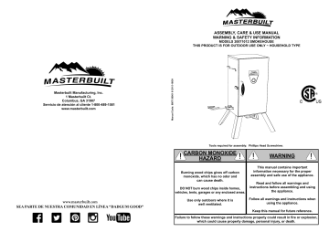 Masterbuilt 20071012 Parts