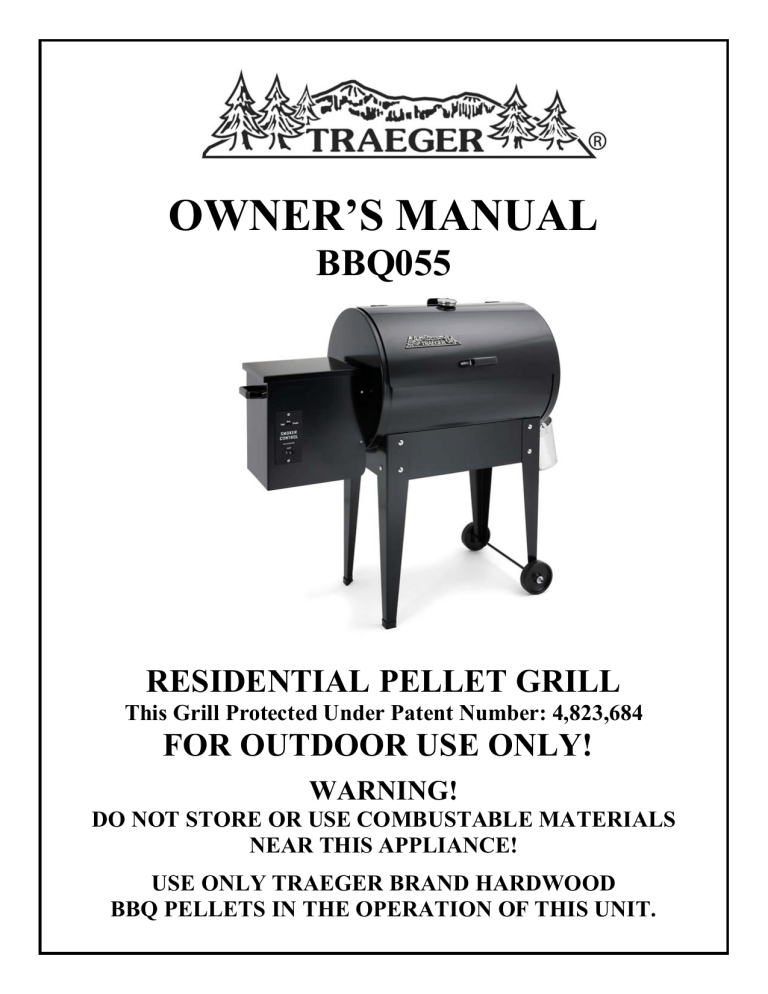 Traeger BBQ055 Owner's manual | Manualzz