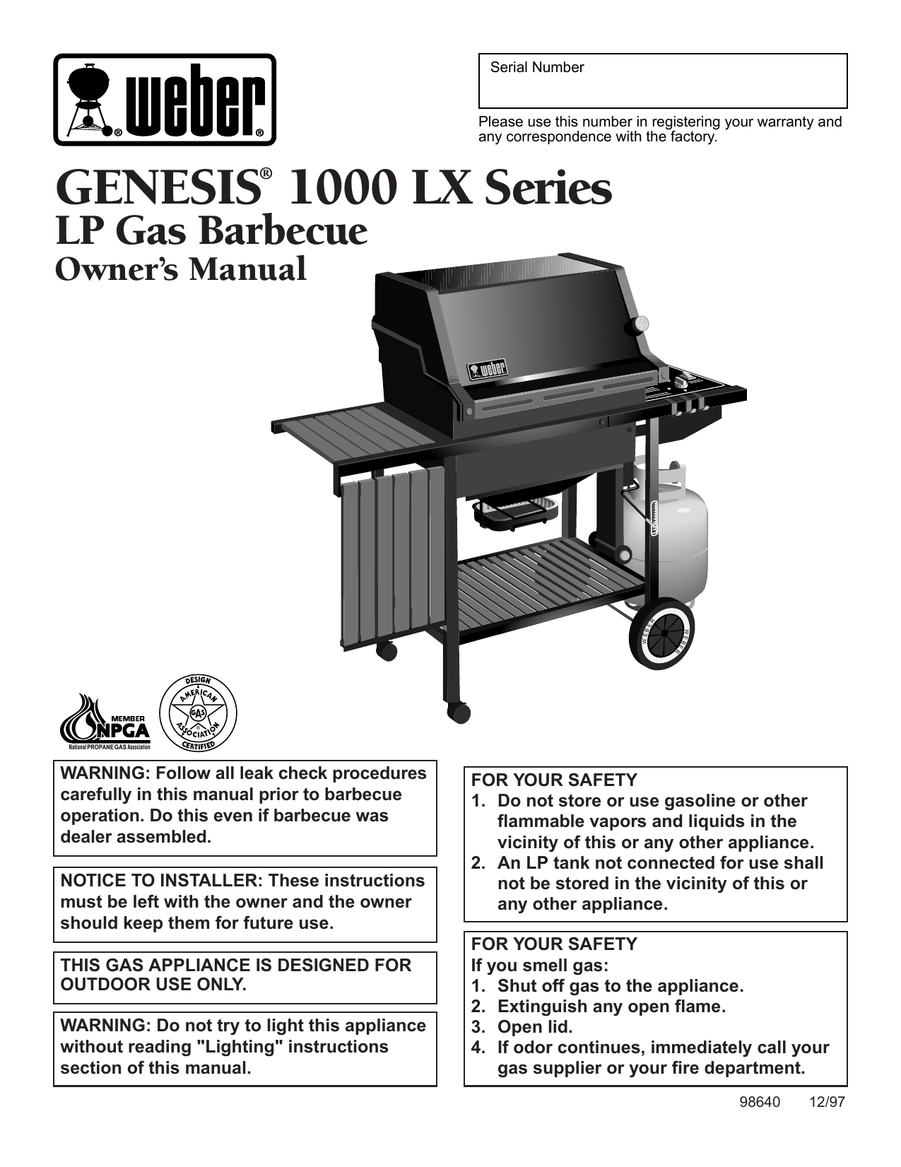 er 211701 Bbq And Gas Grill Owner's Manual Manualzz