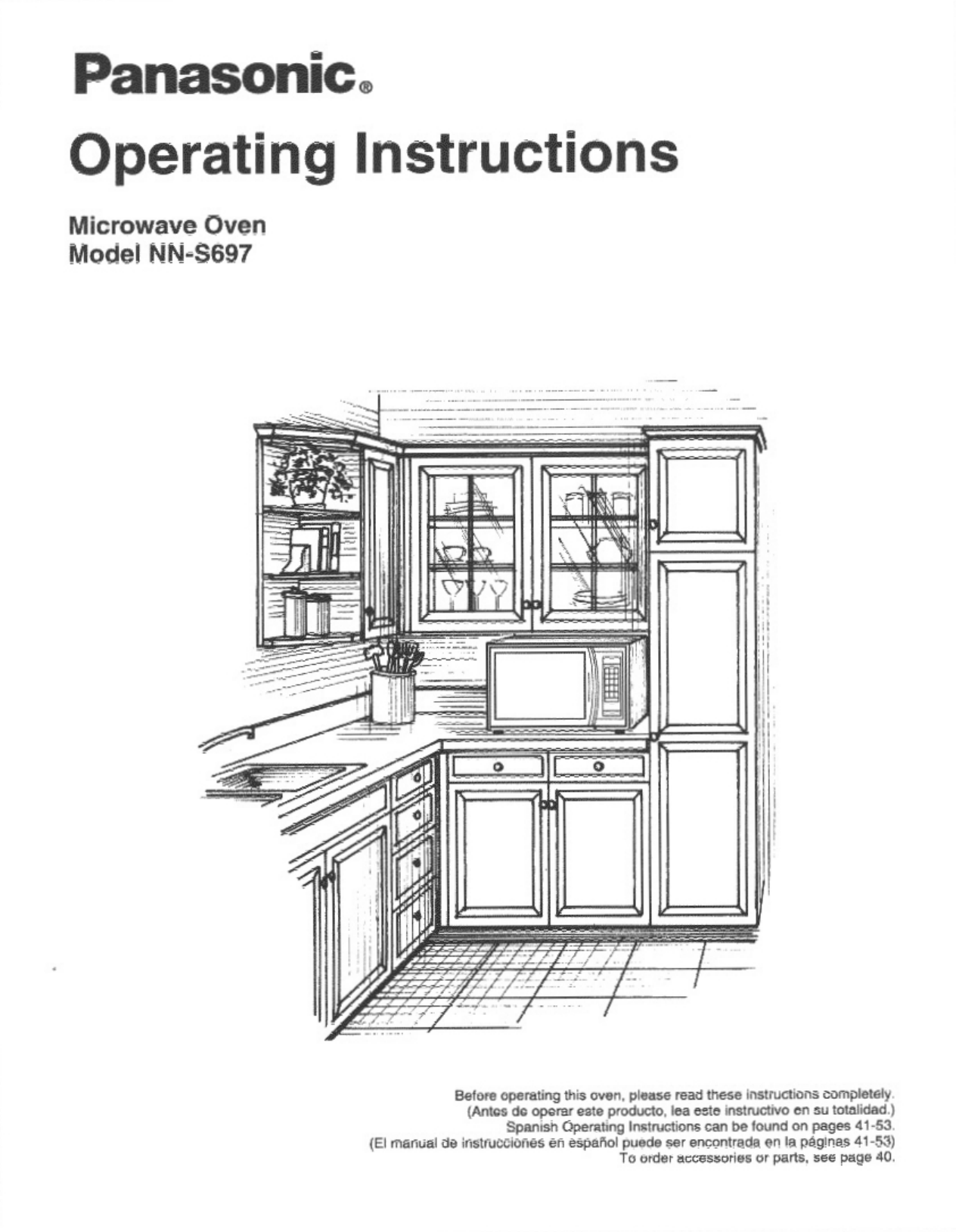 Panasonic NNS697 Microwave Owner's Manual Manualzz