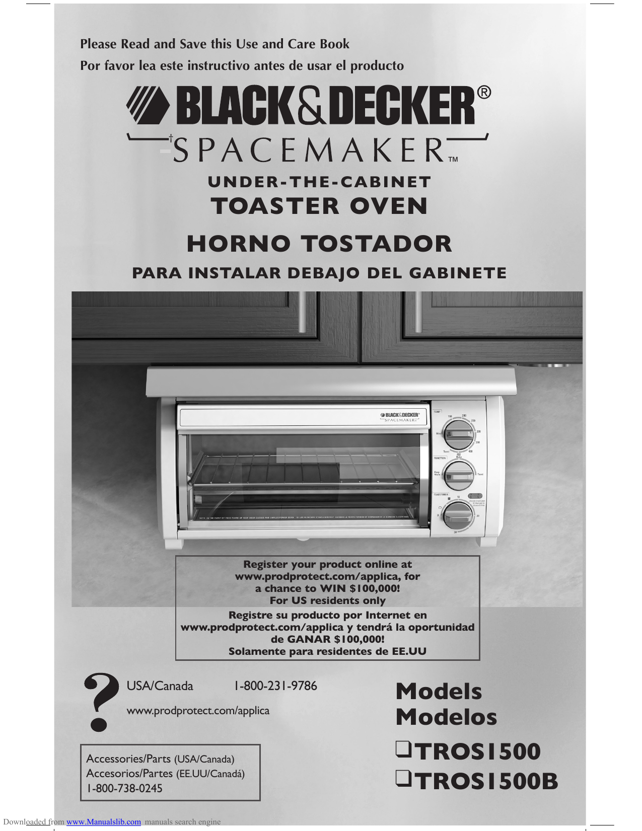 Spacemaker TROS1500 Small Appliance Owner s Manual Manualzz