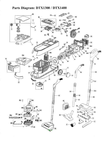 Oreck DTX1400 Vacuum Cleaner Owner's Manual | Manualzz