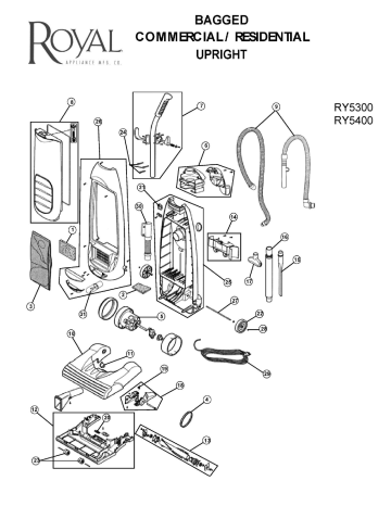 Royal RY5400 Vacuum Cleaner Owner's manual | Manualzz