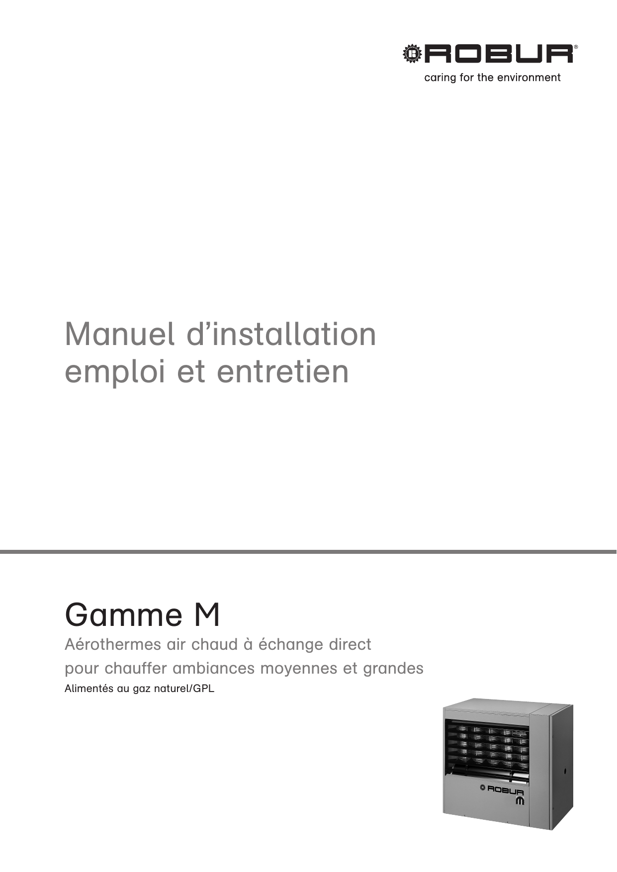 Robur M Series User manual | Manualzz