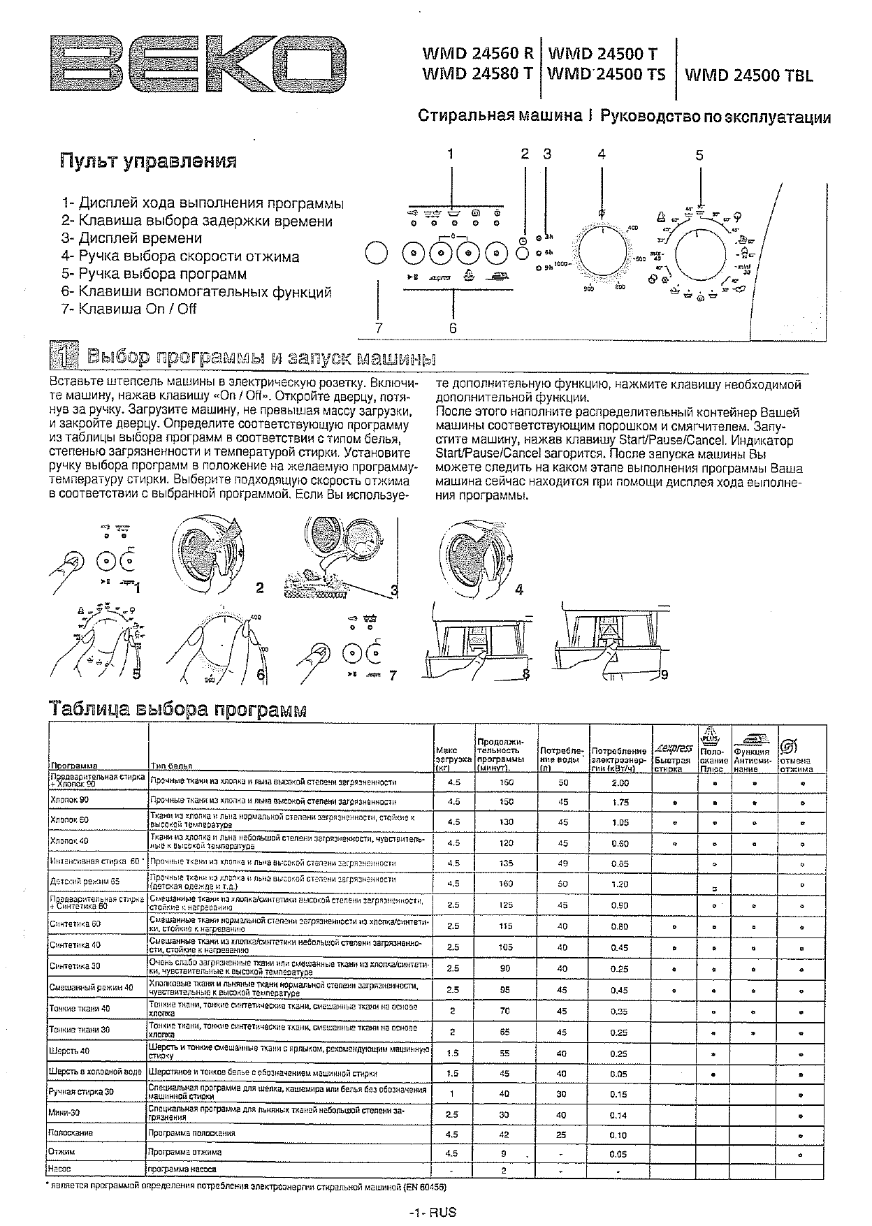 Beko steam cure инструкция фото 32