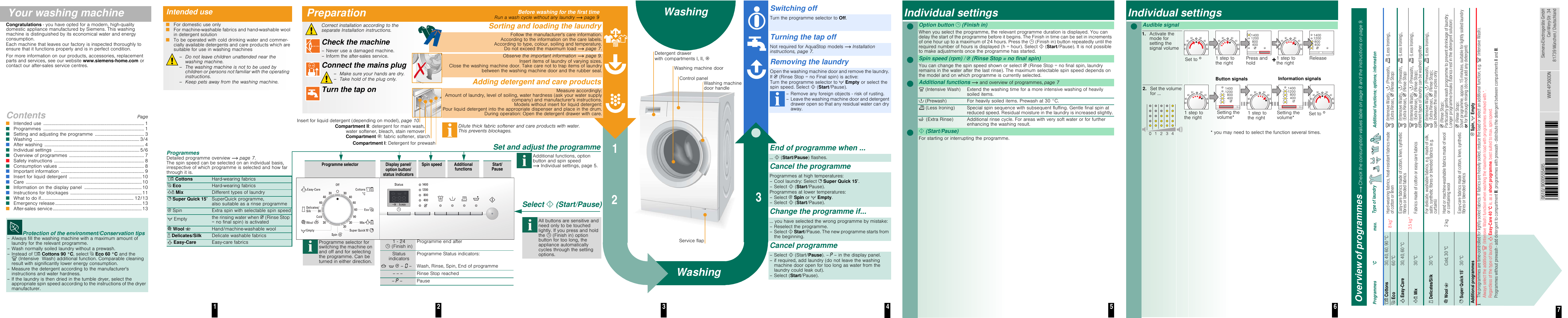 siemens-washing-machine-operating-installations-instructions-manualzz